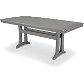 POLYWOOD&reg; Dining Table, Slate Grey