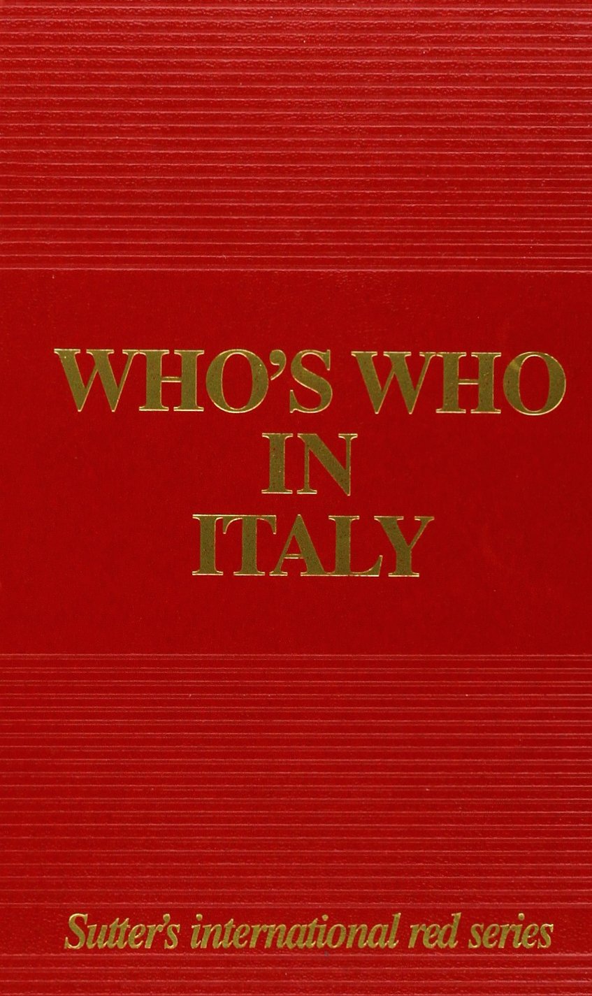 Who's Who in Italy 2013
