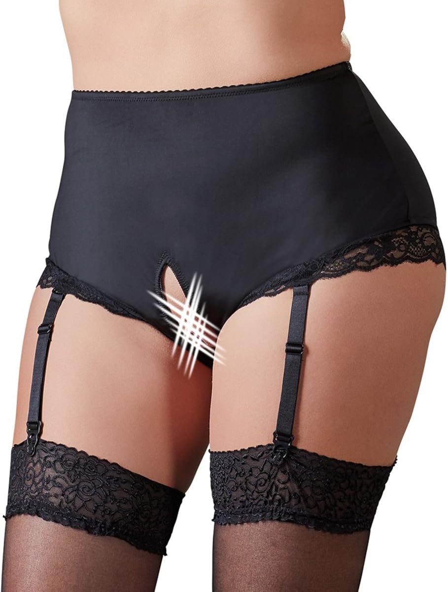 Cottelli Collection Sexy Lingerie for Women Lace Dress, Black (Nero 001), 28 (Manufacturer size: XXXX-Large) - Image 4