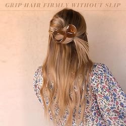 French Concord Flat Hair Clips - 6PCS Curved Hair