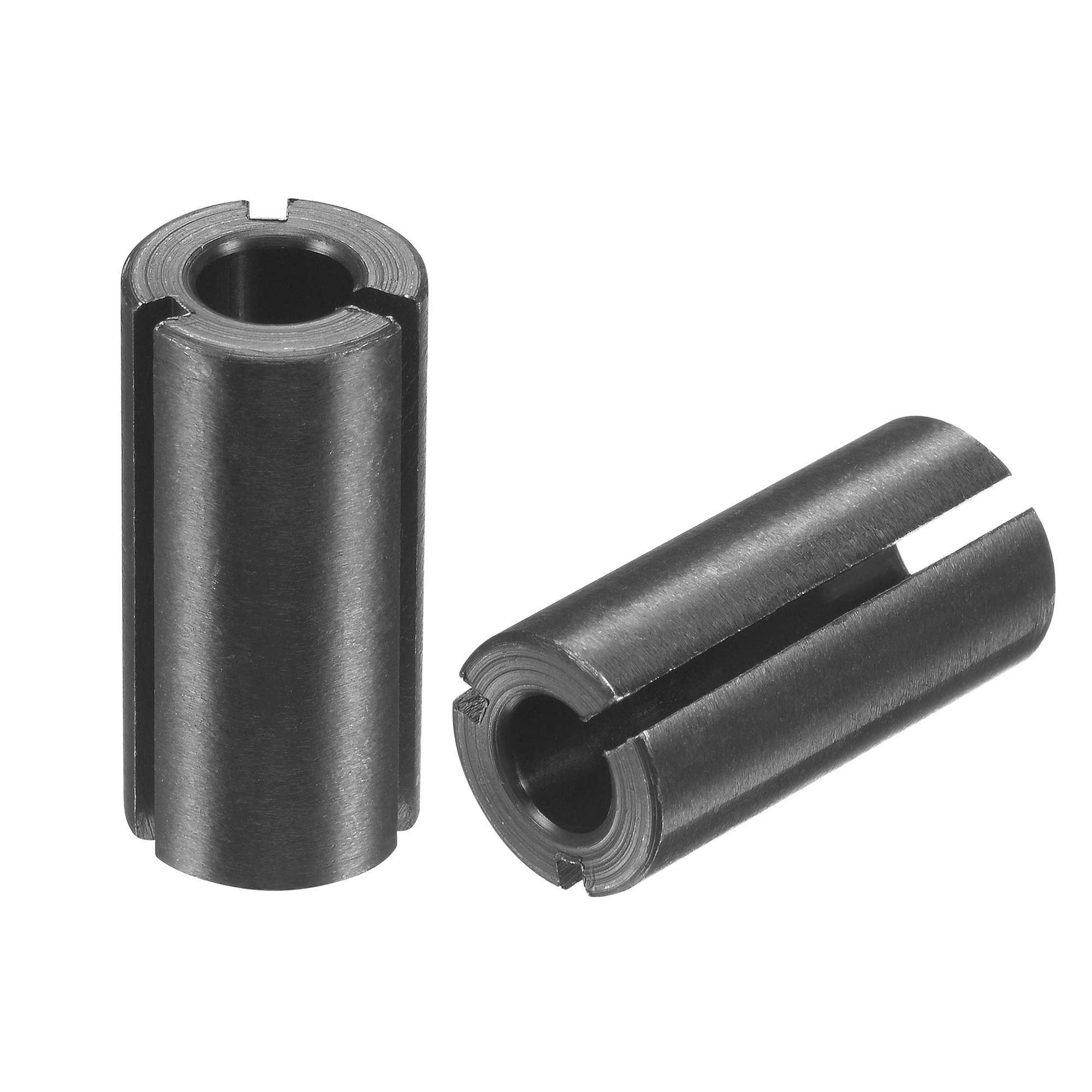 sourcing map Router Collet Driver Adapter Convert 12.7mm (1/2") to 6.35mm (1/4") for CNC Engraving Milling Bit Woodworking Carving Machine 2pcs