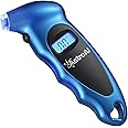 AstroAI Digital Tire Pressure Gauge 150 PSI 4 Settings for Car Truck Bicycle with Backlit LCD and Non-Slip Grip, Blue