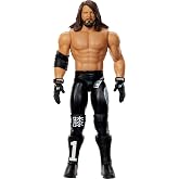 Mattel WWE AJ Styles Action Figure, Main Event Series #154 6-inch Collectible with 10 Articulation Points &amp; Life-Like Look