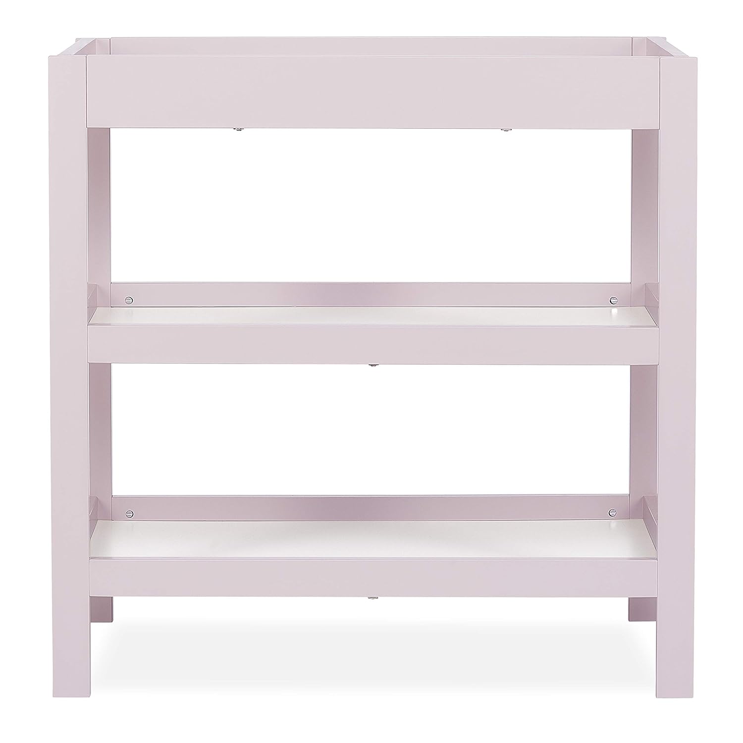 pink changing table