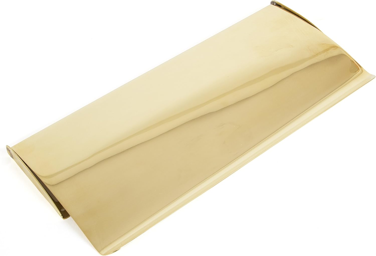 From The Anvil Polished Brass Small Letter Plate Cover