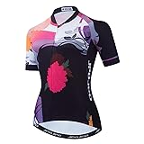 JPOJPO Women's Cycling Jersey, Short Sleeved Bike