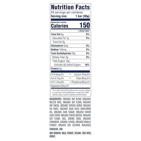 ZBAR – ICED OATMEAL COOKIE – SOFT-BAKED ENERGY SNACK BARS – NON-GMO – 12G WHOLE GRAINS – USDA ORGANIC GRANOLA BARS (24 PACK)