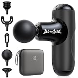 BOB AND BRAD Q2 Mini Massage Gun, Pocket-Sized Deep Tissue Massager Gun, Portable Percussion Muscle Massager Gun, Ultra Small & Quiet Muscle Massage Gun for Muscle Recovery with Carry Case