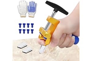 WAGX Manual Tile Cutter, 2 in 1 Glass Tile Cutter Hand Tool with Glass Breaking Pliers, Mirror Cutting Kit with 3 Tungsten Steel Blade for Home DIY Cutting Glass, Mirror, Ceramic Tile, Glazed Tiles