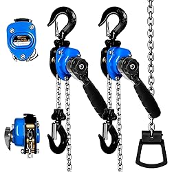 FITHOIST 1/4Ton Chain Hoist (2-Pack) 550Lbs