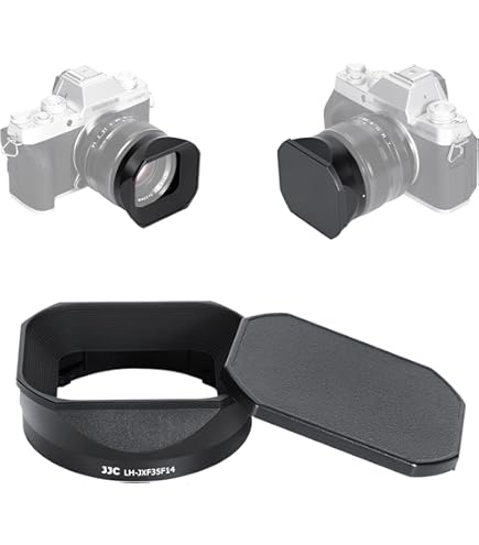 Amazon.com : XF 35mm Hood, JJC Metal Lens Hood, Aluminum Alloy