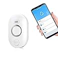 METAK Water Leak Detector Alarm: WiFi Water Flooding Monitor Smart App Sink Overflow Monitoring Adjustable Wet Moisture Alert Pipe Leakage Drip Detection Warning for Home Basement Floor