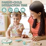 Lehoo Castle Wooden Musical Instruments Toy Set 9 Pieces Montessori view 4