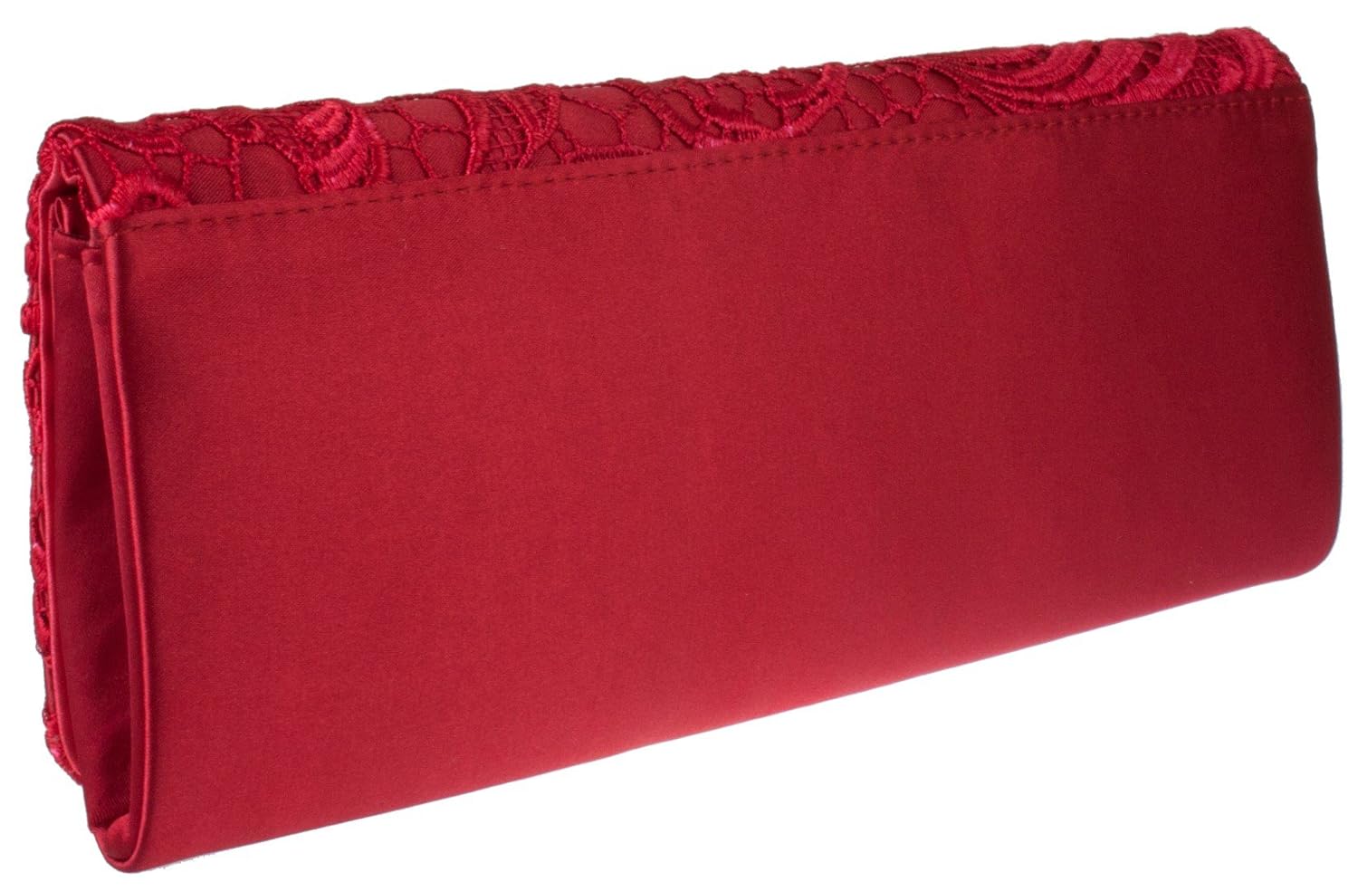 aubergine clutch bag