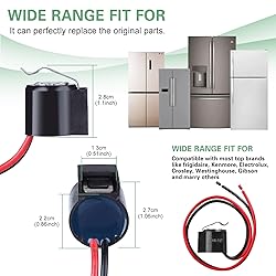 Refrigerator Defrost Thermostat W10225581, 2 Pcs