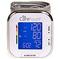 Care Touch Digital Wrist Blood Pressure Monitor - Platinum Series - Blood Pressure Wrist Cuff Size 5.5" - 8.5" - Automatic Hi