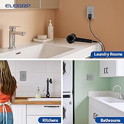 ELEGRP GFCI Outlet 20 Amp, Self-Test GFI Electrical