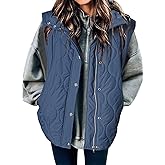 EVALESS Cropped Puffer Vest Women Lightweight Quilted Stand Collar Sleeveless Jackets Fall Winter 2025 Button Zip Up Coat