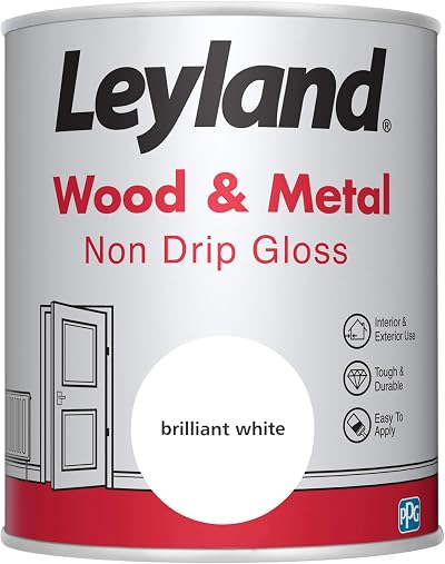 Leyland Wood & Metal Non Drip Gloss 0.75L White