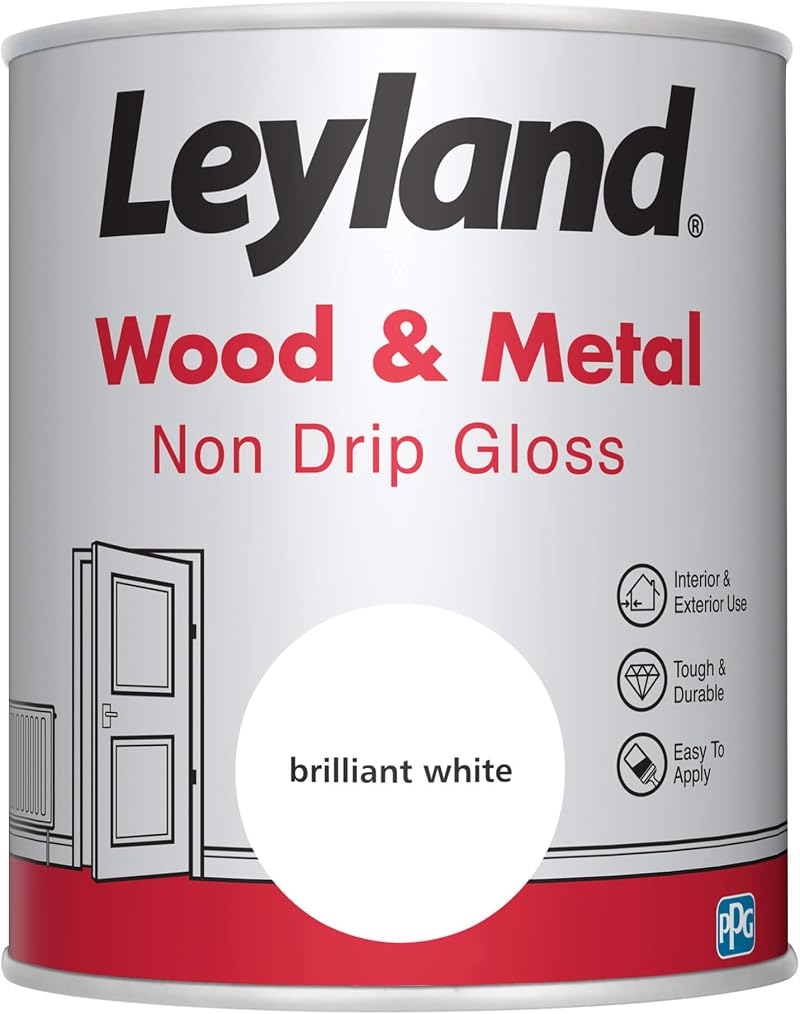 Leyland Wood & Metal Non Drip Gloss 0.75L White