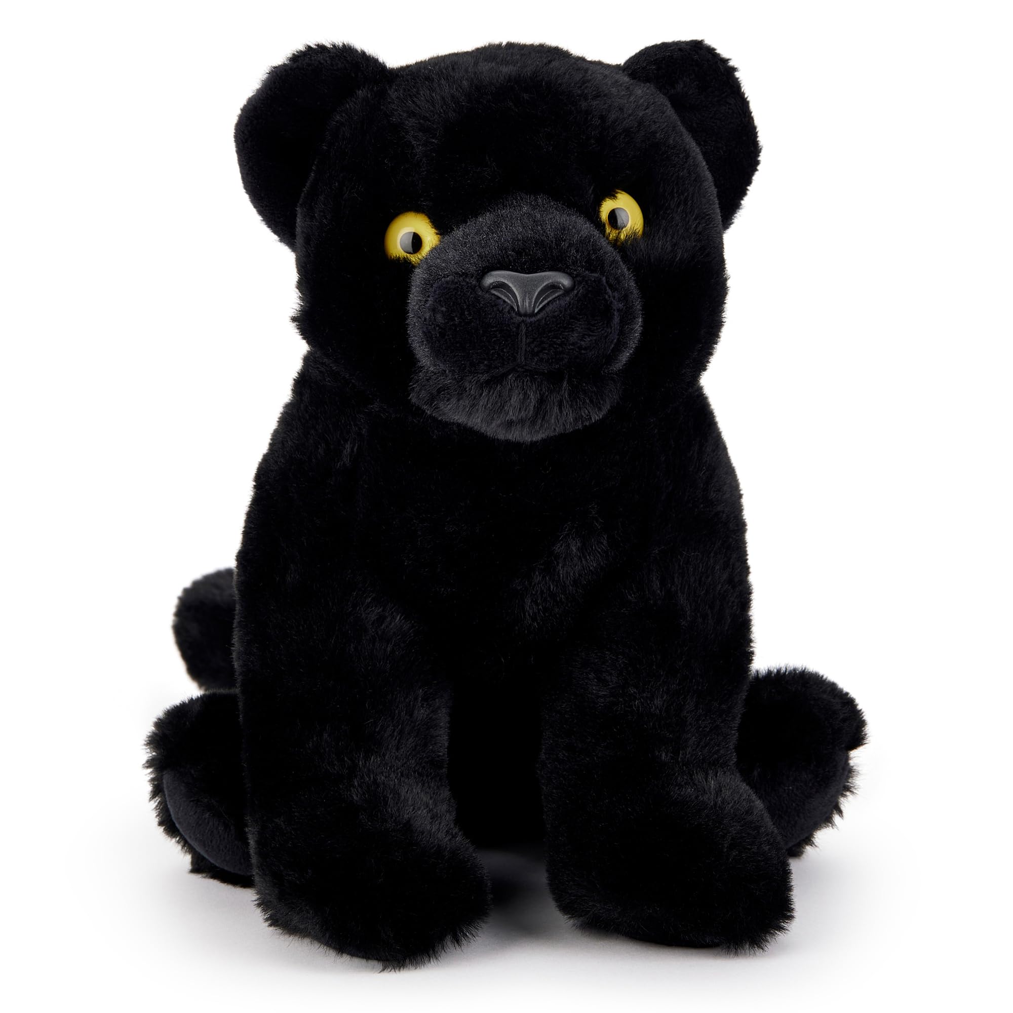 Zappi Co Phoenix the Black Panther Plush Toy (22cm) Shadow Cat Sleek Pal - Soft, Cuddly, 100% Recycled - Mysterious Jungle Friend — image 1