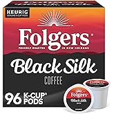 Folgers Black Silk Coffee Keurig Single Serve K-Cup Pods, Dark Roast, 24 Pods Per Pack, Case Of 4 Packs