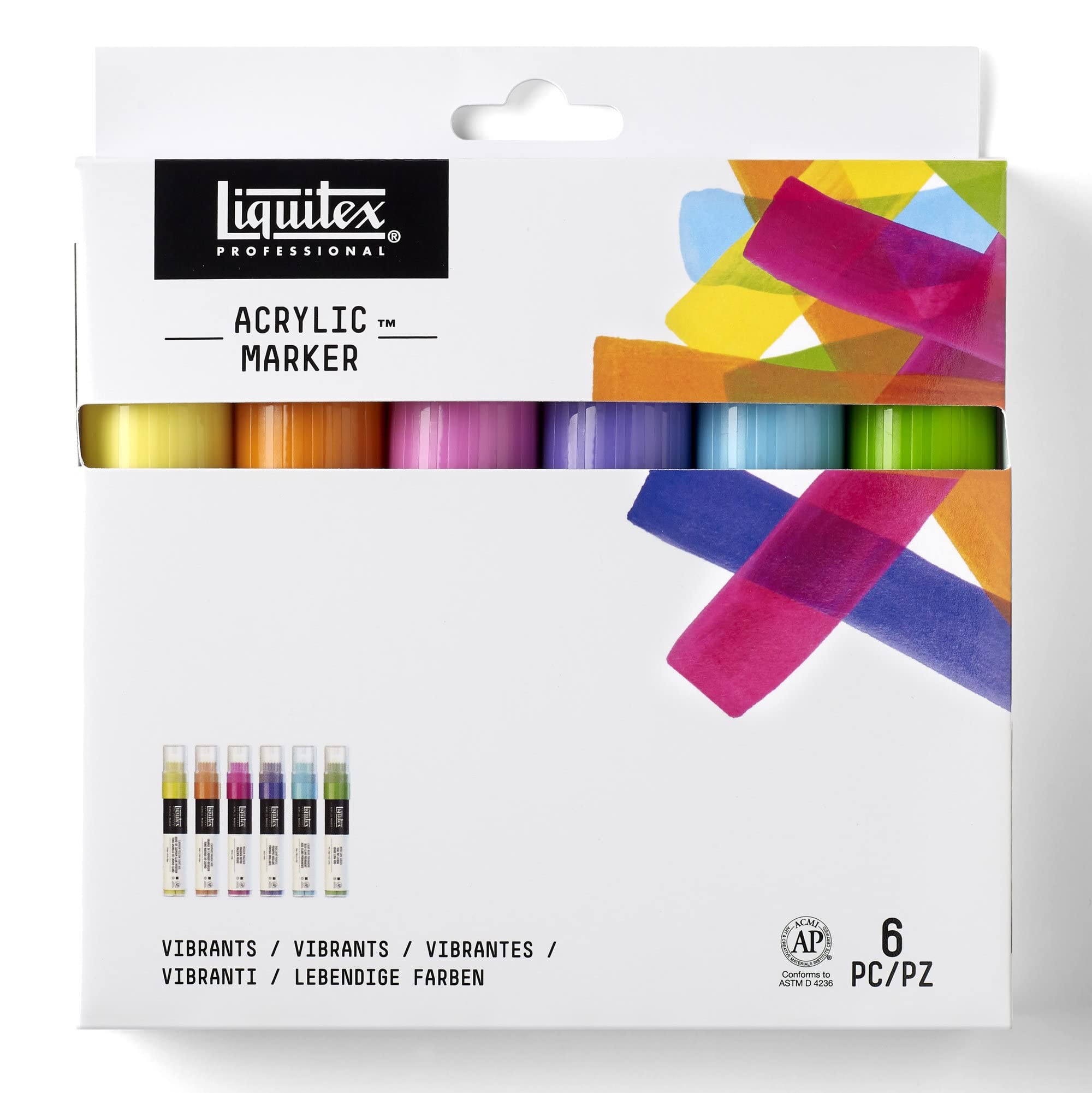 Liquitex Color, Acrylic, Wide-Vibrant Tones, 6 stück (1er Pack)
