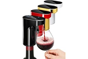 5-in-1 Electric Wine Decanter & Smart Liquor Dispenser for Mothers Day Gift Essential | Automatic Aerator with 1-999ml Precis