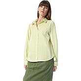 DEE OCLEPPO Women's Noelle Boyfriend Button Down Shirt Standard
