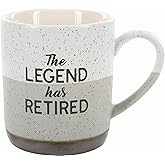 Pavilion - The Legend Has Retired - Large 15 Oz Stoneware Coffee Cup Mug