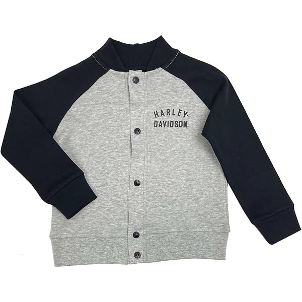 Amazon.com: Harley-Davidson Little Girls' Racing Knit Zip-Up Track