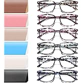 NOVIVON 6 Pack Reading Glasses for Women, Reading glasses men, Blue Light Blocking Readers, Computer eye glasses, Cheaters