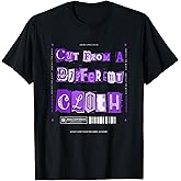 Purple Cut from A Different Cloth Purple Color Graphic T-Shirt
