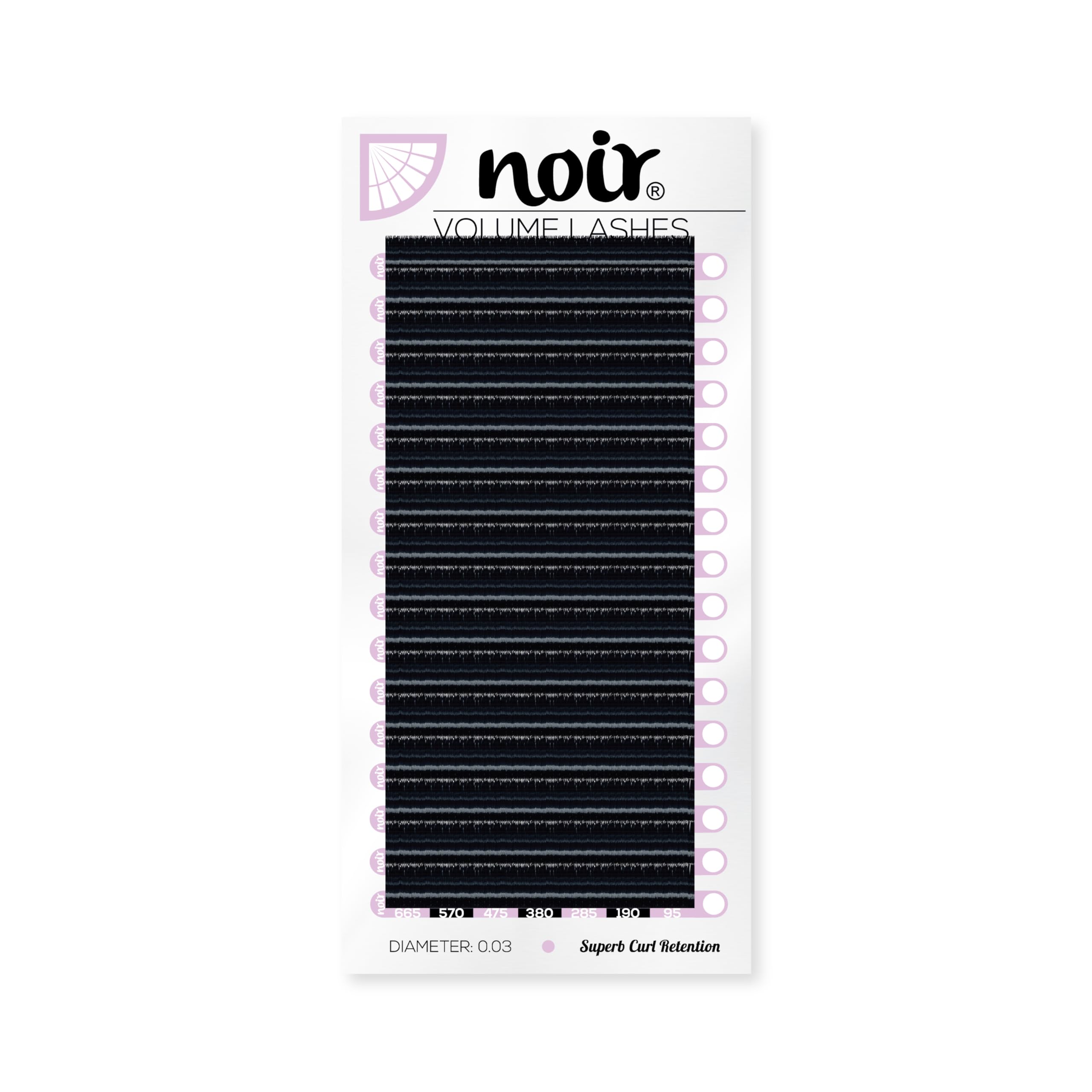Noir Volume Lashes Mega Volume Lashes Individual 0.03 D curl Mixed Eyelash Extensions