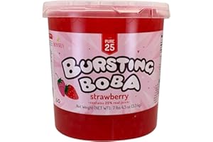 Bossen Bursting Boba Pure25 (Strawberry, 7.04 Pound (Pack of 1))