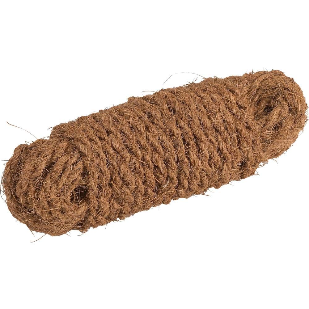 Meister 9968800 Coconut Rope 15 m for Binding, Decorating & Packaging, Plant Friendly Binding Material, Tear-Resistant & Weather-Resistant, Made of Natural Coconut Fibres, Parcel Cord, Garden Cord