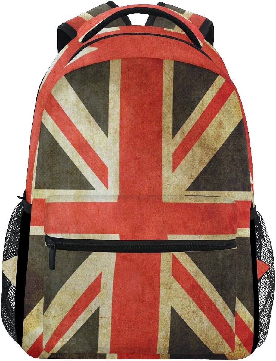 British Flag Backpack Shoulder Large Bookbag Laptop Daypack Amazon.ca