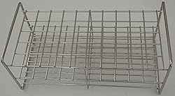 Stainless Steel Wire Wireframe Test Tube Rack, 50