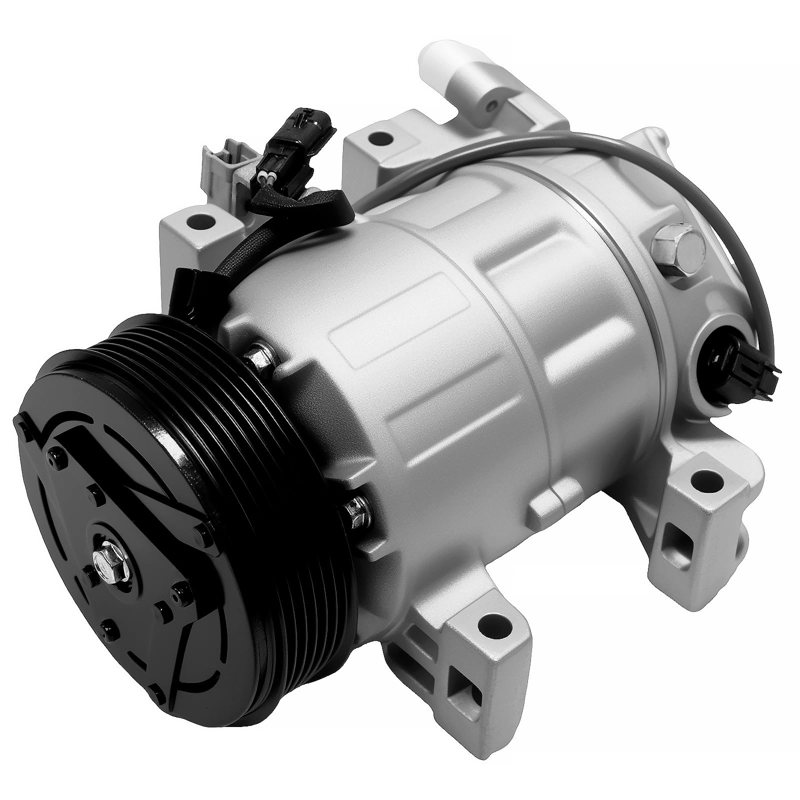 Photo 1 of AC Compressor Fit for 2013-2018 Altima 2.5L l4 (Only fit SL or SV), Fit for QX60 Hybrid Plus 2018 2.5L Fit for QX60 Hybrid 2019 2.5L, with Clutch Replacement for 10000752, 140919, 140919NC, 2022517