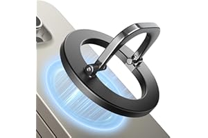 SUPERONE for MagSafe Phone Grip, Adjustable Magnetic Phone Ring Holder Removable Finger Phone Ring Kickstand Compatible with MagSafe Accessories Only for iPhone 17 & 16 & 15 & 14 & 13 & 12 Series