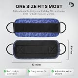 DMoose Fitness Ankle Straps for Cable Machines with D Ring One Size view 6