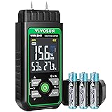 VIVOSUN Wood Moisture Meter, 3-In-1 Pin-Type
