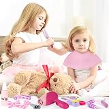 deAO Girls Beauty Salon Set 32PCS Kids Toy Kit Hair Stylist Play Pretend view 7