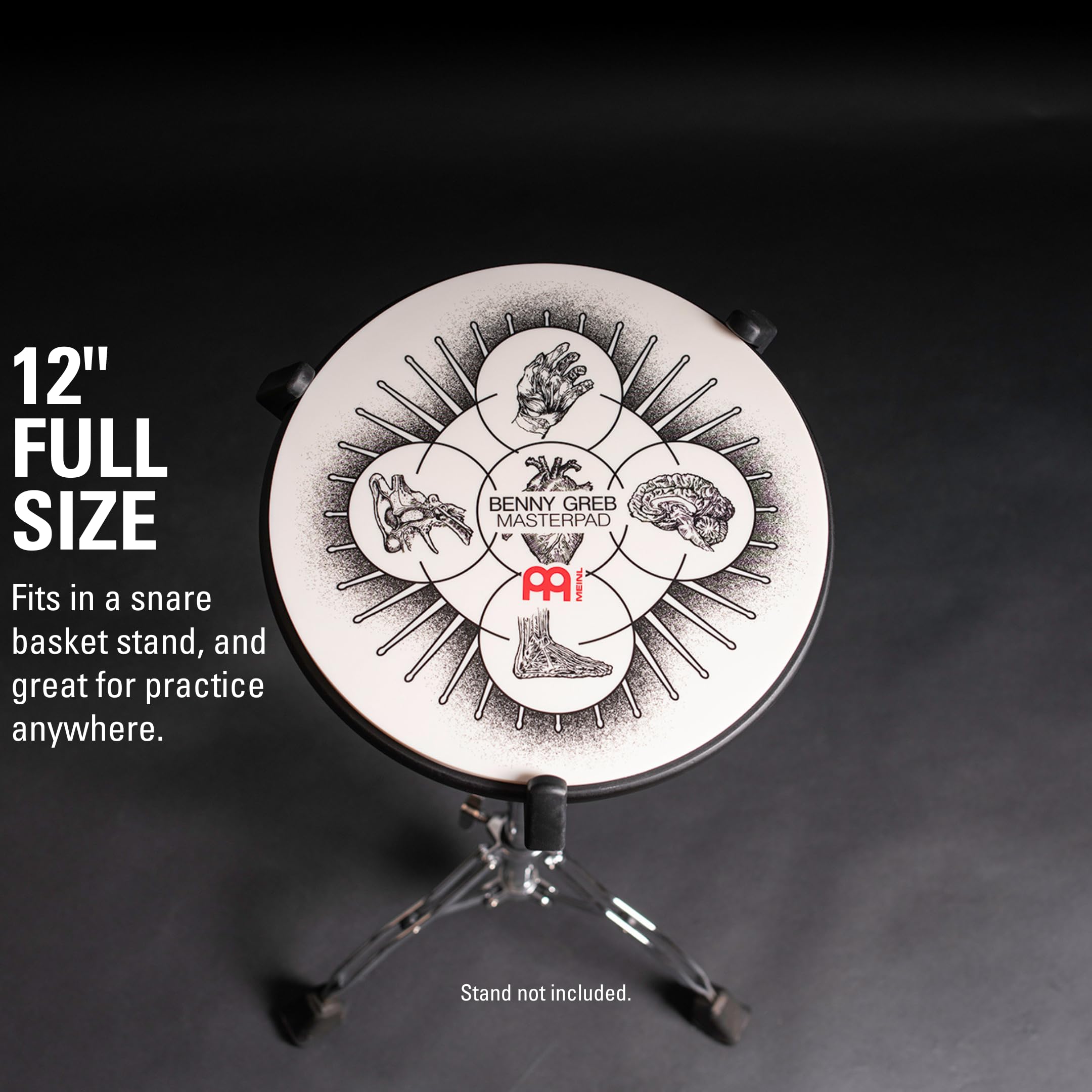 Pad de Práctica 6″ – Meinl – Benny Greb Masterpad – Axcess Instrumentos