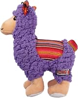 KONG Sherps Llama M Plush Dog Toy Multicolour 1 piece