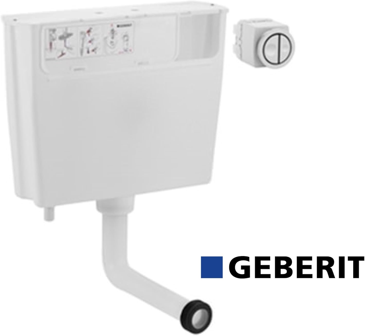 Geberit Low Height Concealed Built In Cistern with Dual Flush Pneumatic