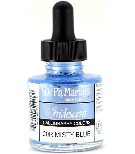 (未使用･未開封品)　Dr. Ph. Martin&#39;s Iridescent Calligraphy Color 1.0 oz Iridescent Deep Blue (9R) 7z28pnb Iridescent Calligraphy Color, 1.0 oz, Iridescent Violet (8R