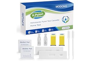 MODONG H Pylori Test Kit at Home-Fast Results in 10-15 Minutes, 2 Helicobacter Pylori Tests, Health Test-Highly Accurate, Easy to Understand & Use