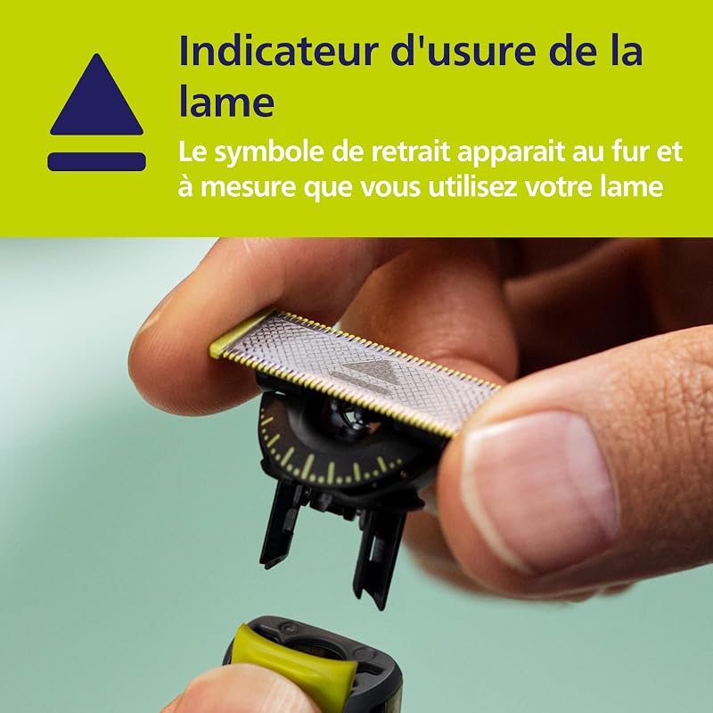 OneBlade Original 360 lames, pour tous les modèles OneBlade et Pro, 5 pièces (modèle QP450/50)