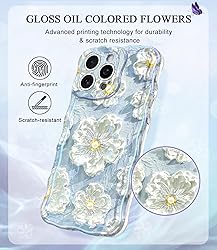 Avocase for iPhone 16 Pro Case, Colorful Oil
